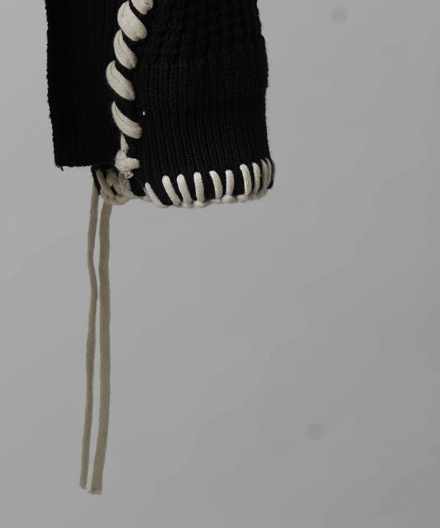 Gradation Short Length Prime-Over V-Neck Knit Pullover