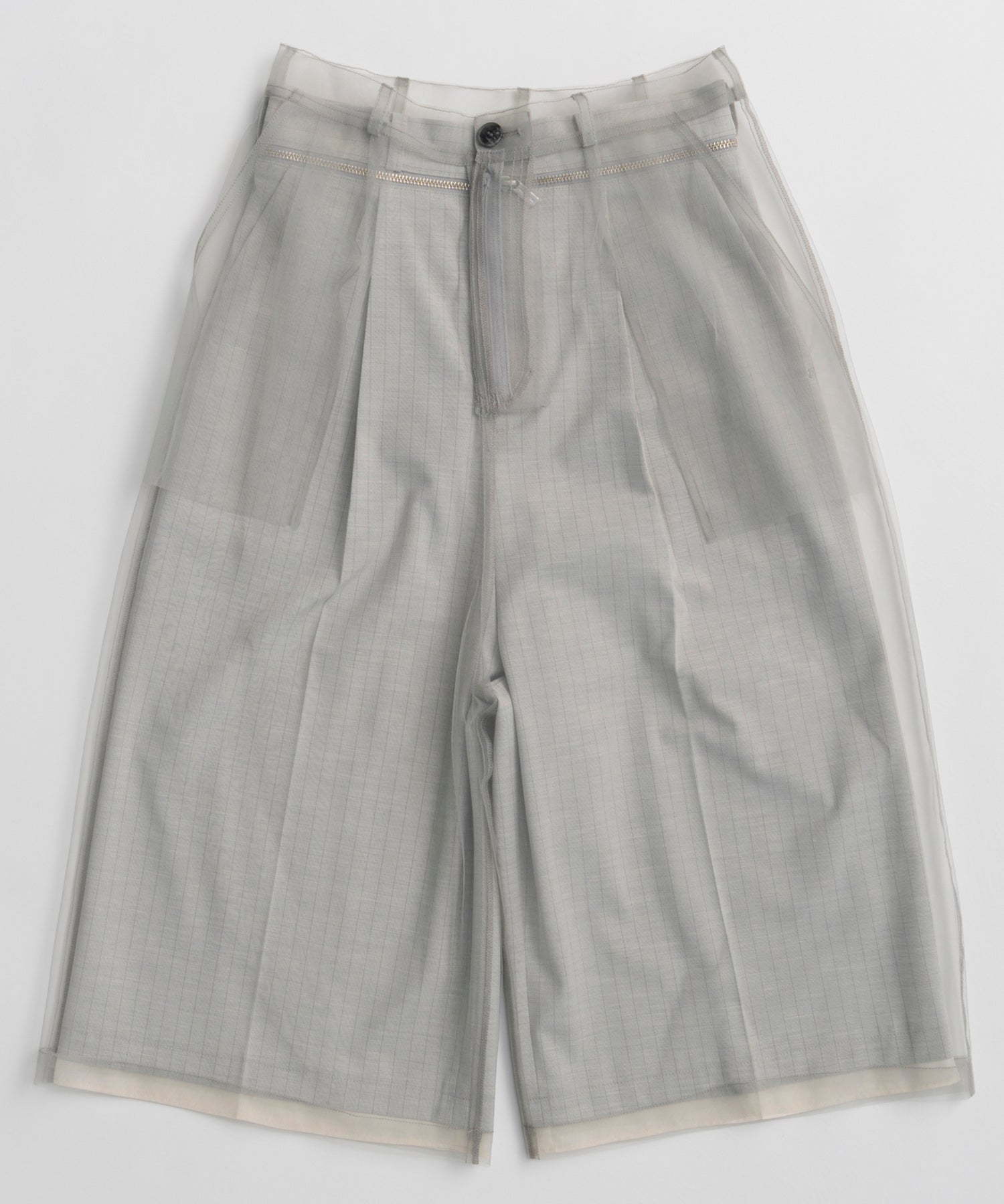 【2026Summer PRE-ORDER】Tulle Layered Midi Pants