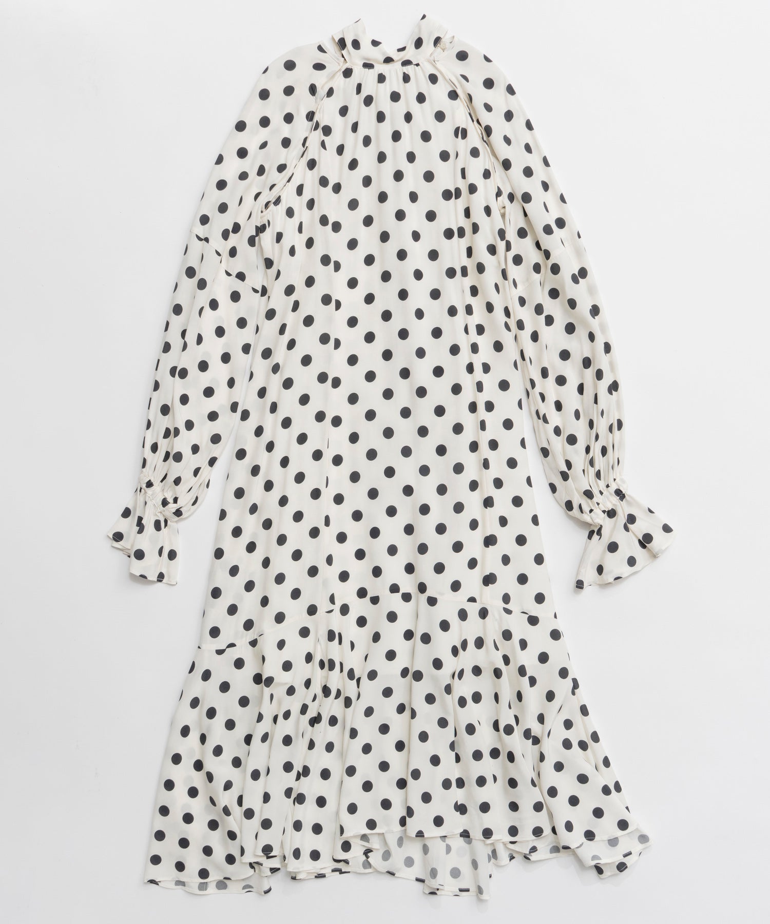 【26SPRING PRE-ORDER】2WAY Sleeve Dot One-Piece