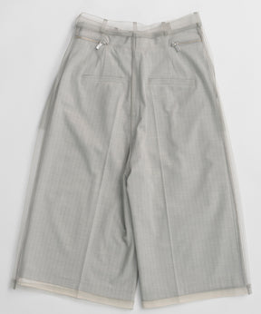 【2026Summer PRE-ORDER】Tulle Layered Midi Pants