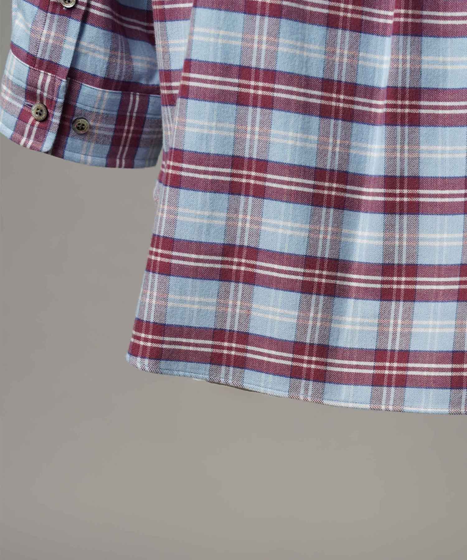 [意大利死库织物] Prime-Over常规衣领衬衫外套