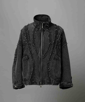 Prime-Over Denim Switching Blouson