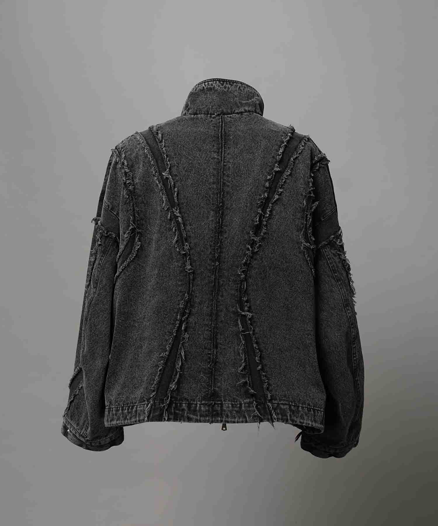 Prime-Over Denim Switching Blouson