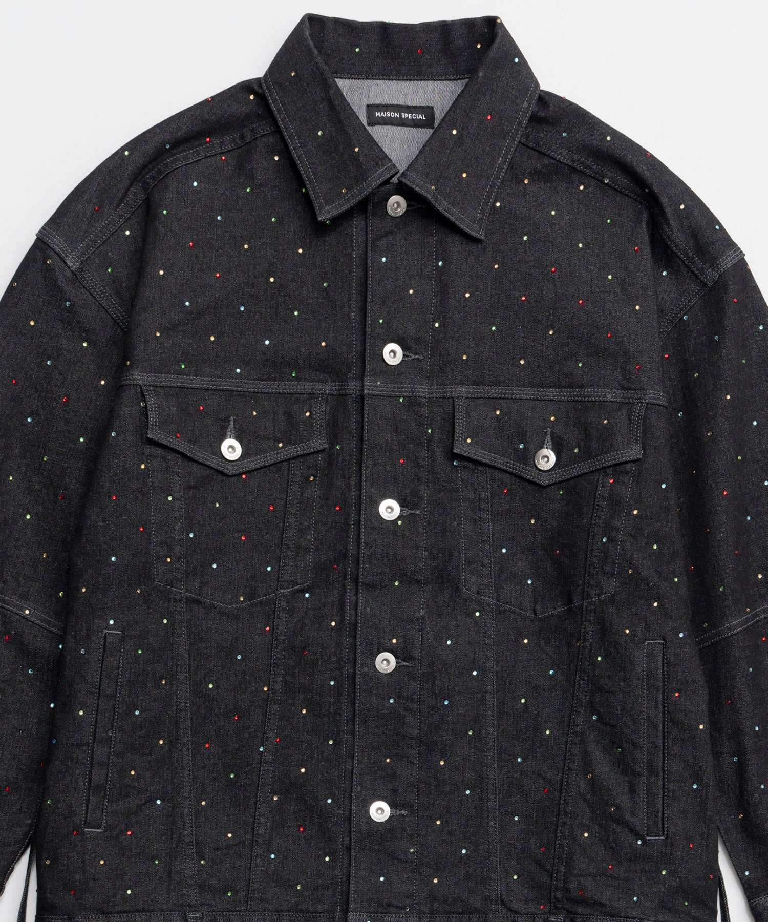 [26SPRING PRE-ORDER] 2WAY 오버스톤 데님 자켓