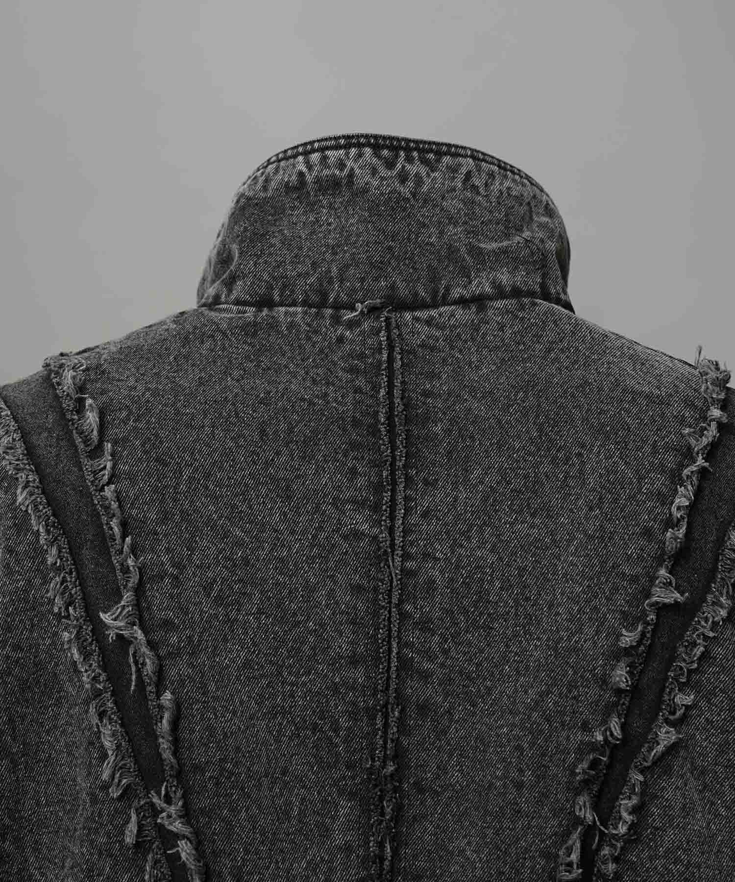 Prime-Over Denim Switching Blouson