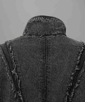 Prime-Over Denim Switching Blouson