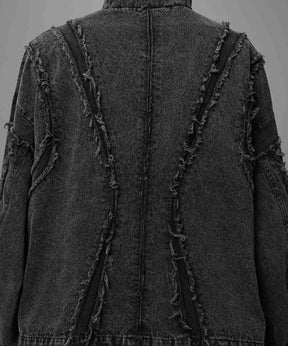 Prime-Over Denim Switching Blouson