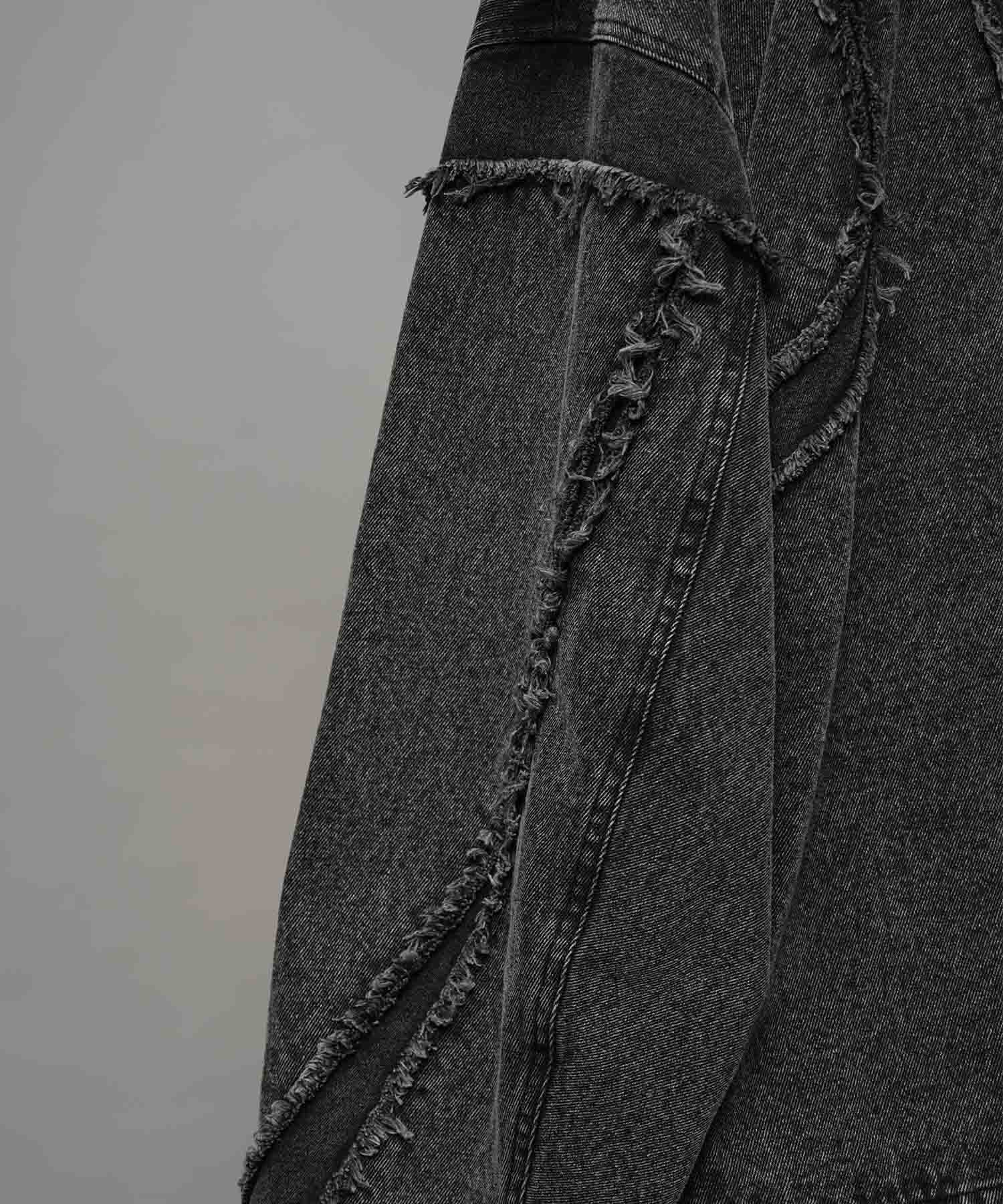 Prime-Over Denim Switching Blouson