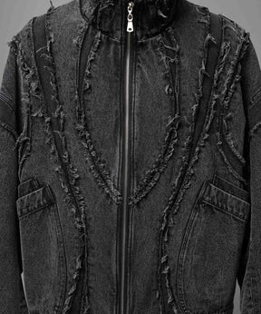 Prime-Over Denim Switching Blouson