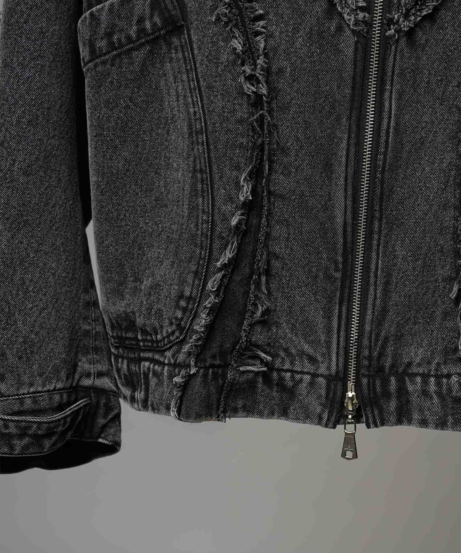 Prime-Over Denim Switching Blouson