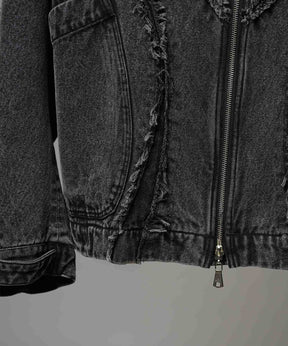 Prime-Over Denim Switching Blouson