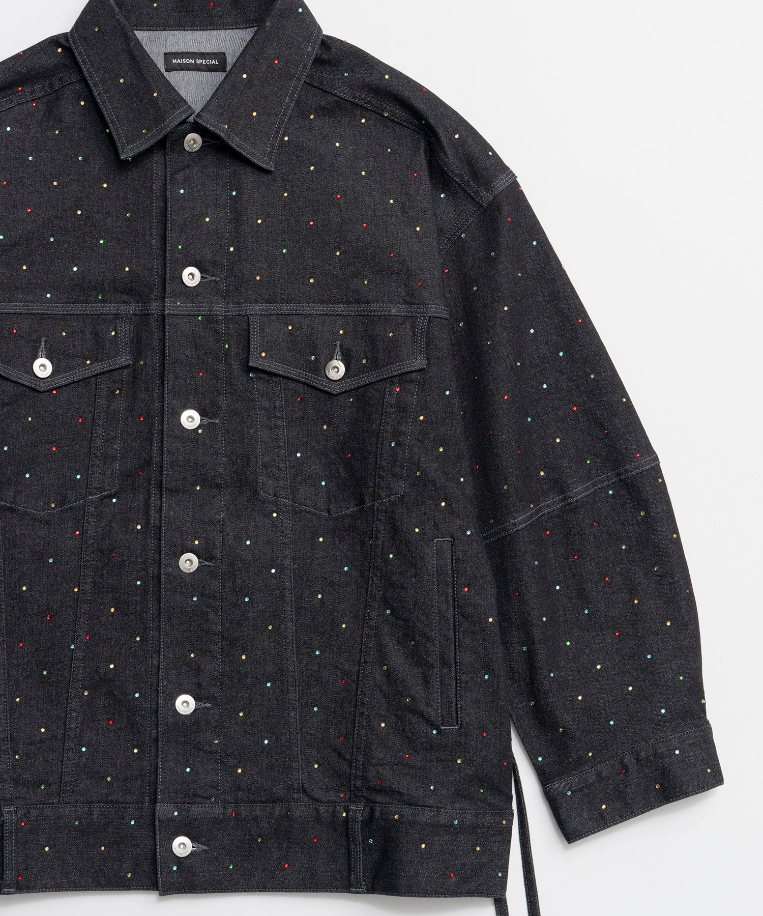 [26SPRING PRE-ORDER] 2WAY 오버스톤 데님 자켓