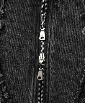 Prime-Over Denim Switching Blouson