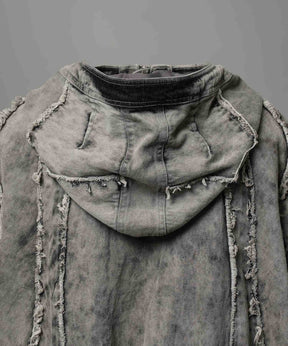 Different Material Docking Prime-Over Military Blouson