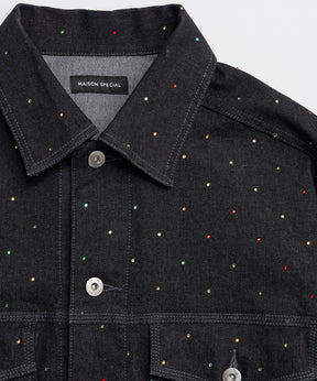 [26SPRING PRE-ORDER] 2WAY 오버스톤 데님 자켓