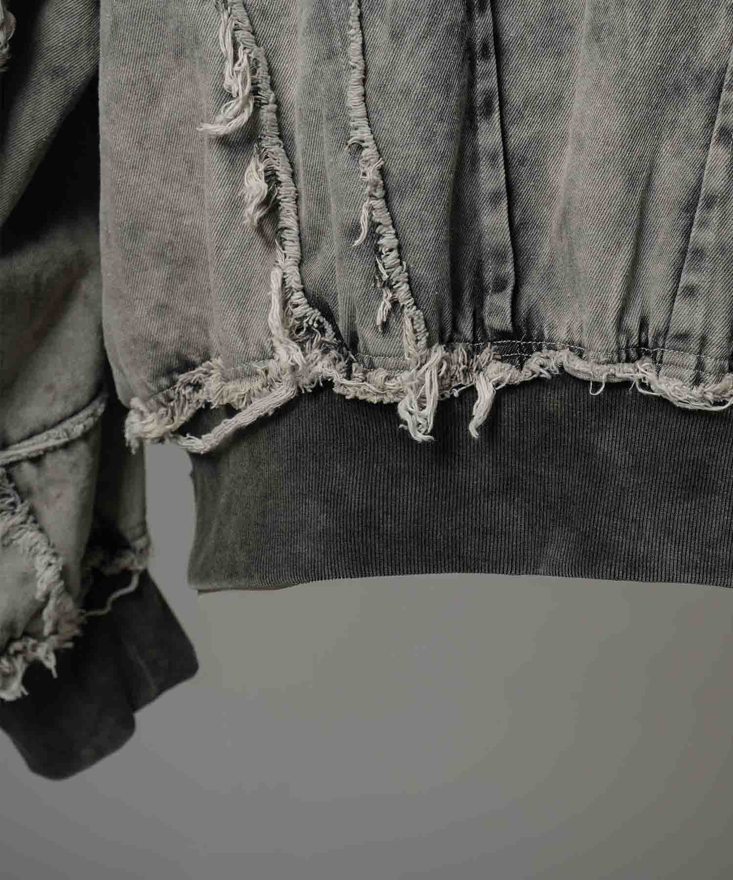 Different Material Docking Prime-Over Military Blouson