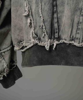 Different Material Docking Prime-Over Military Blouson