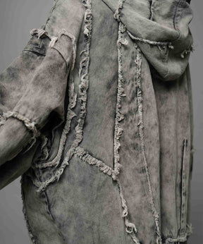 Different Material Docking Prime-Over Military Blouson