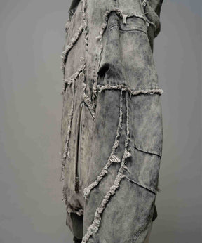 Different Material Docking Prime-Over Military Blouson