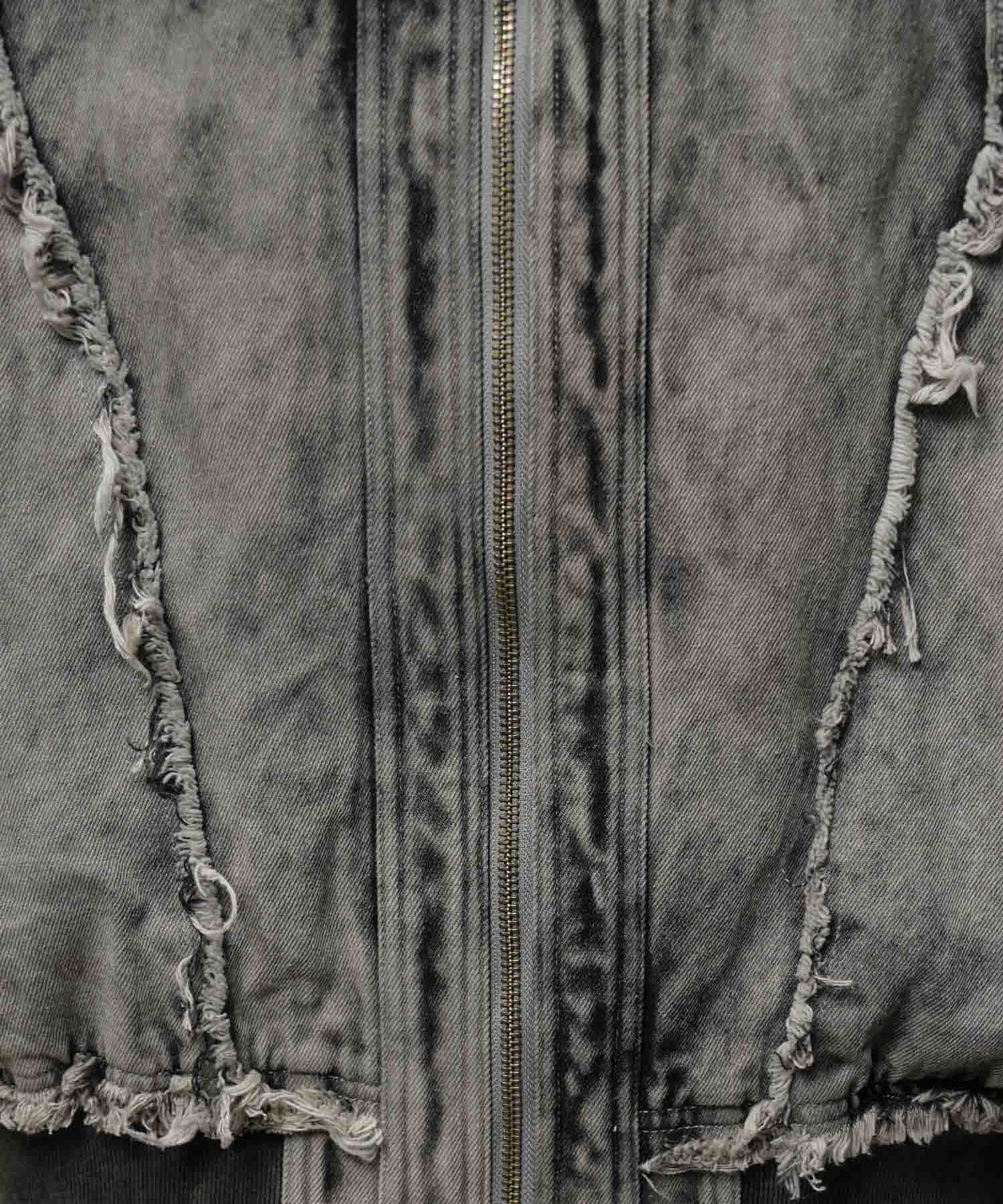 Different Material Docking Prime-Over Military Blouson