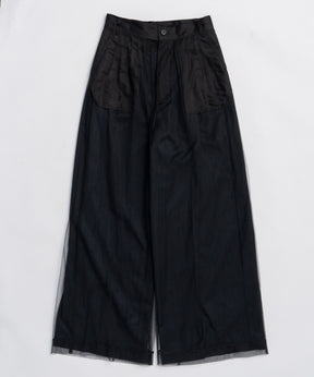 [25WINTER PRE-ORDER] Tulle Layered Slacks