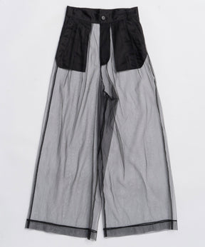 [25WINTER PRE-ORDER] Tulle Layered Slacks