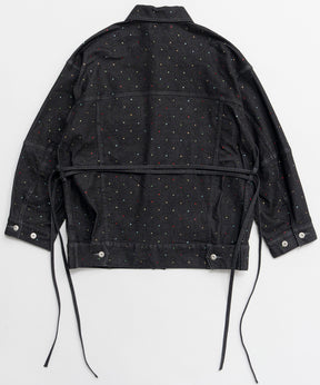 [26SPRING PRE-ORDER] 2WAY 오버스톤 데님 자켓