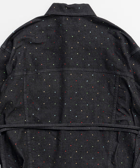 [26SPRING PRE-ORDER] 2WAY 오버스톤 데님 자켓