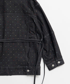 [26SPRING PRE-ORDER] 2WAY 오버스톤 데님 자켓