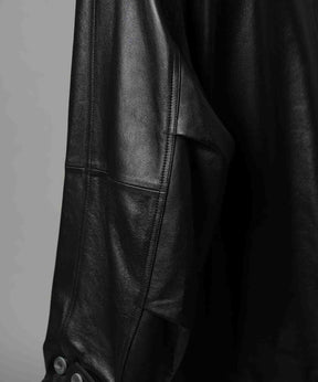 [25AW预购]绵羊皮革前纽扣单纽