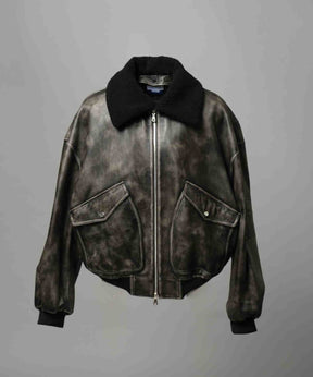 【25AW PRE-ORDER】Sheep Leather Mouton G-1飞行Jacket