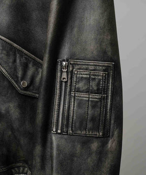 【25AW PRE-ORDER】Sheep Leather Mouton G-1飞行Jacket