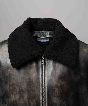 【25AW PRE-ORDER】Sheep Leather Mouton G-1飞行Jacket