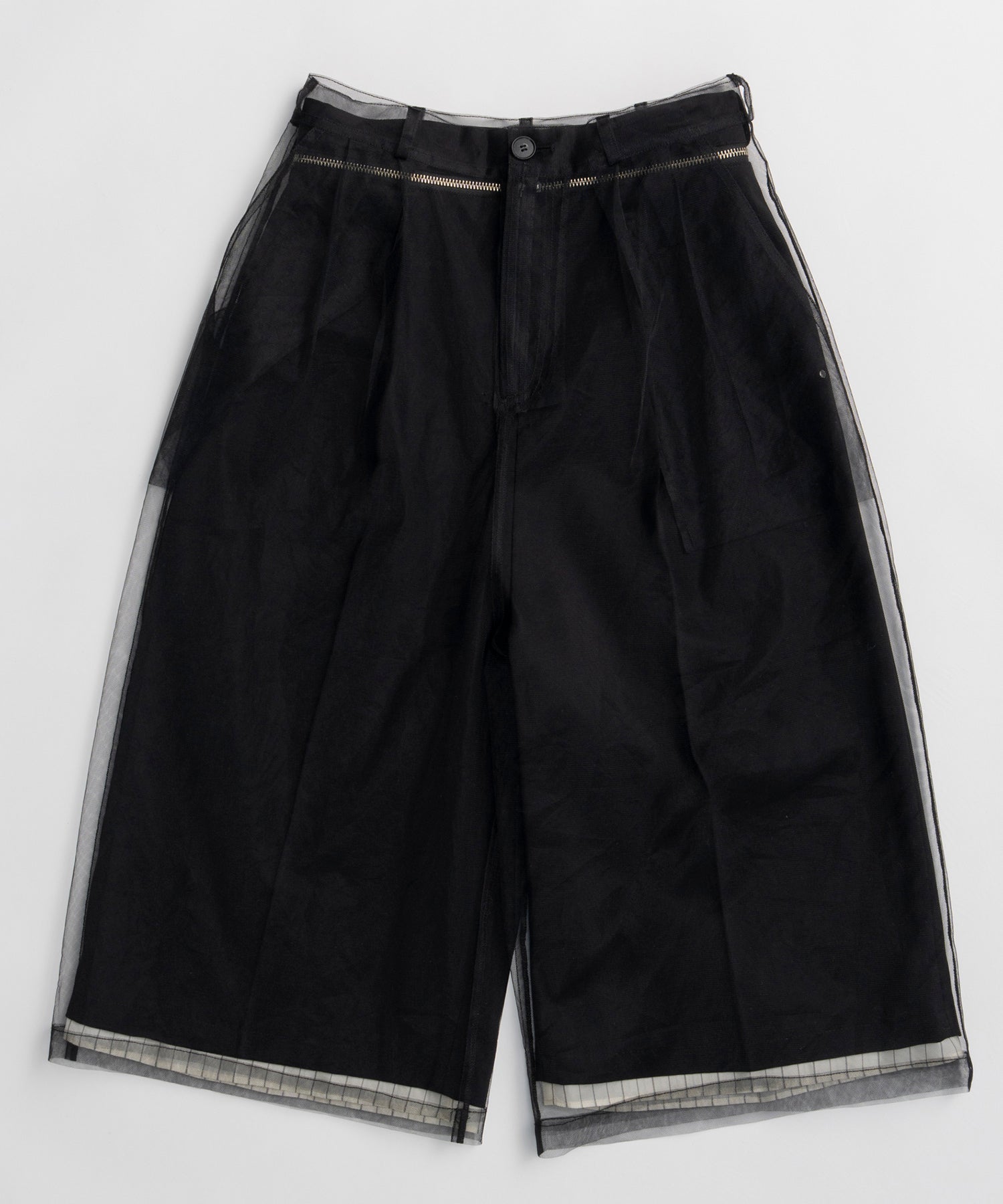 【2026Summer PRE-ORDER】Tulle Layered Midi Pants