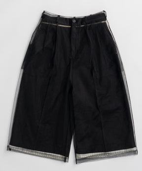【2026Summer PRE-ORDER】Tulle Layered Midi Pants