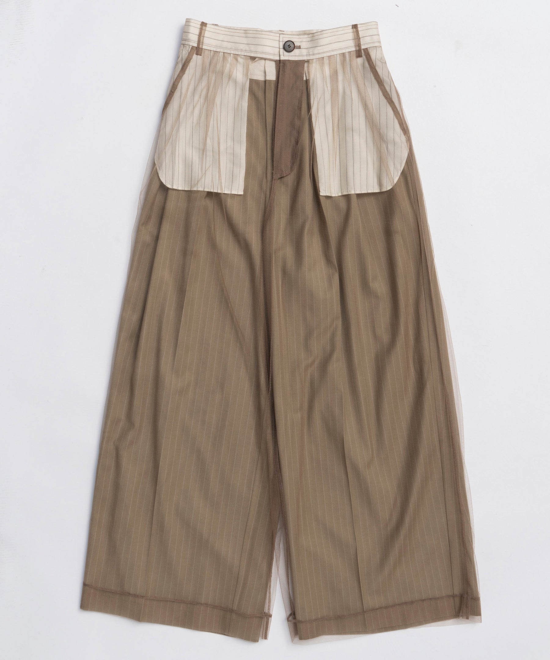 [25WINTER PRE-ORDER] Tulle Layered Slacks