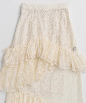 Lace Tiered Skirt