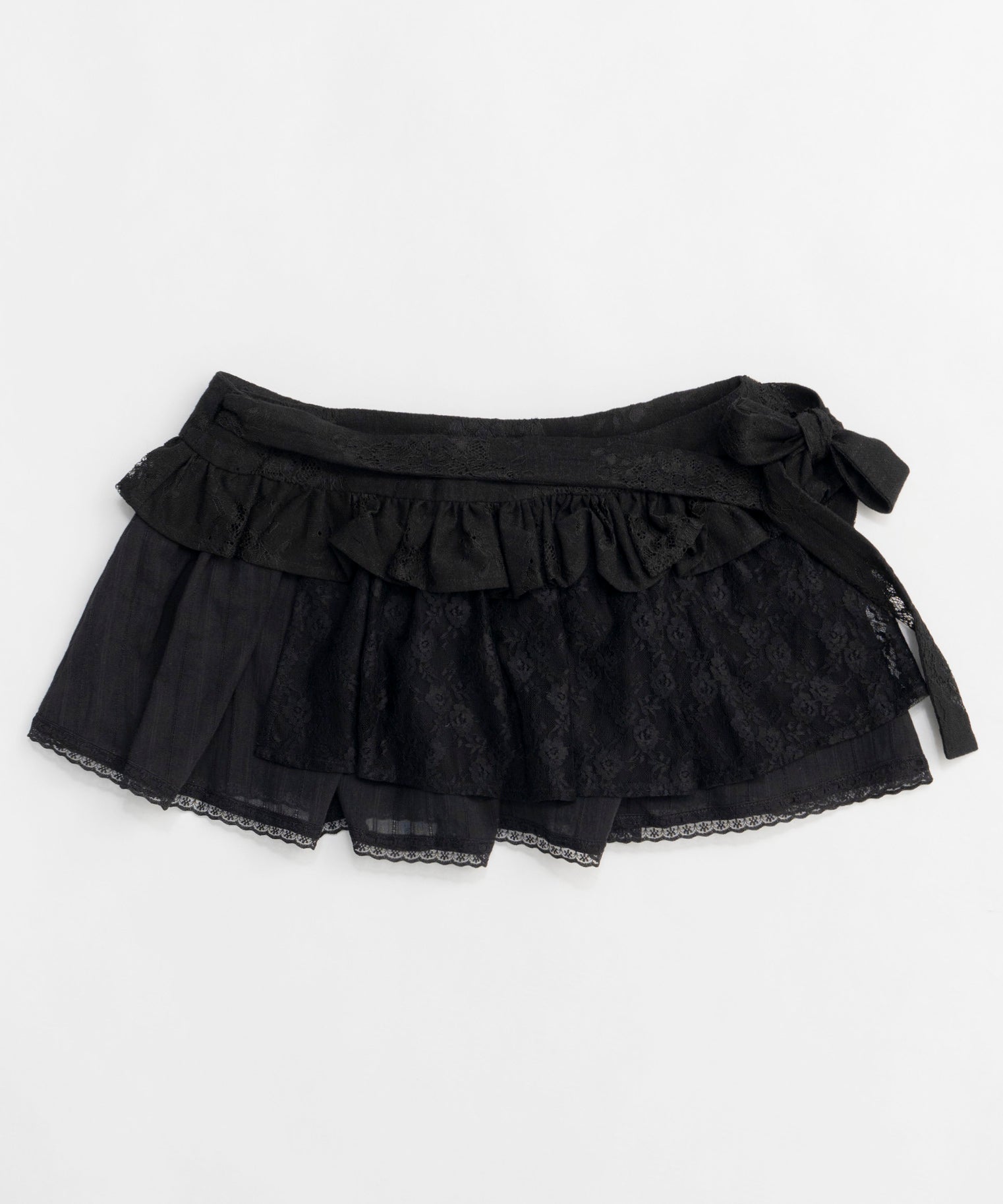 【25SPRING PRE-ORDER】Multiway Lace Ruffles Lap Belt