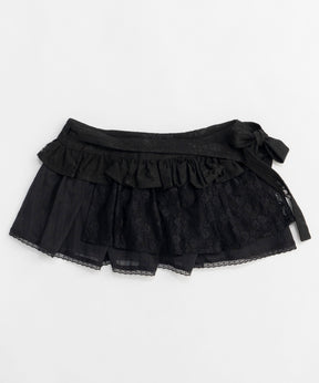 【25SPRING PRE-ORDER】Multiway Lace Ruffles Lap Belt