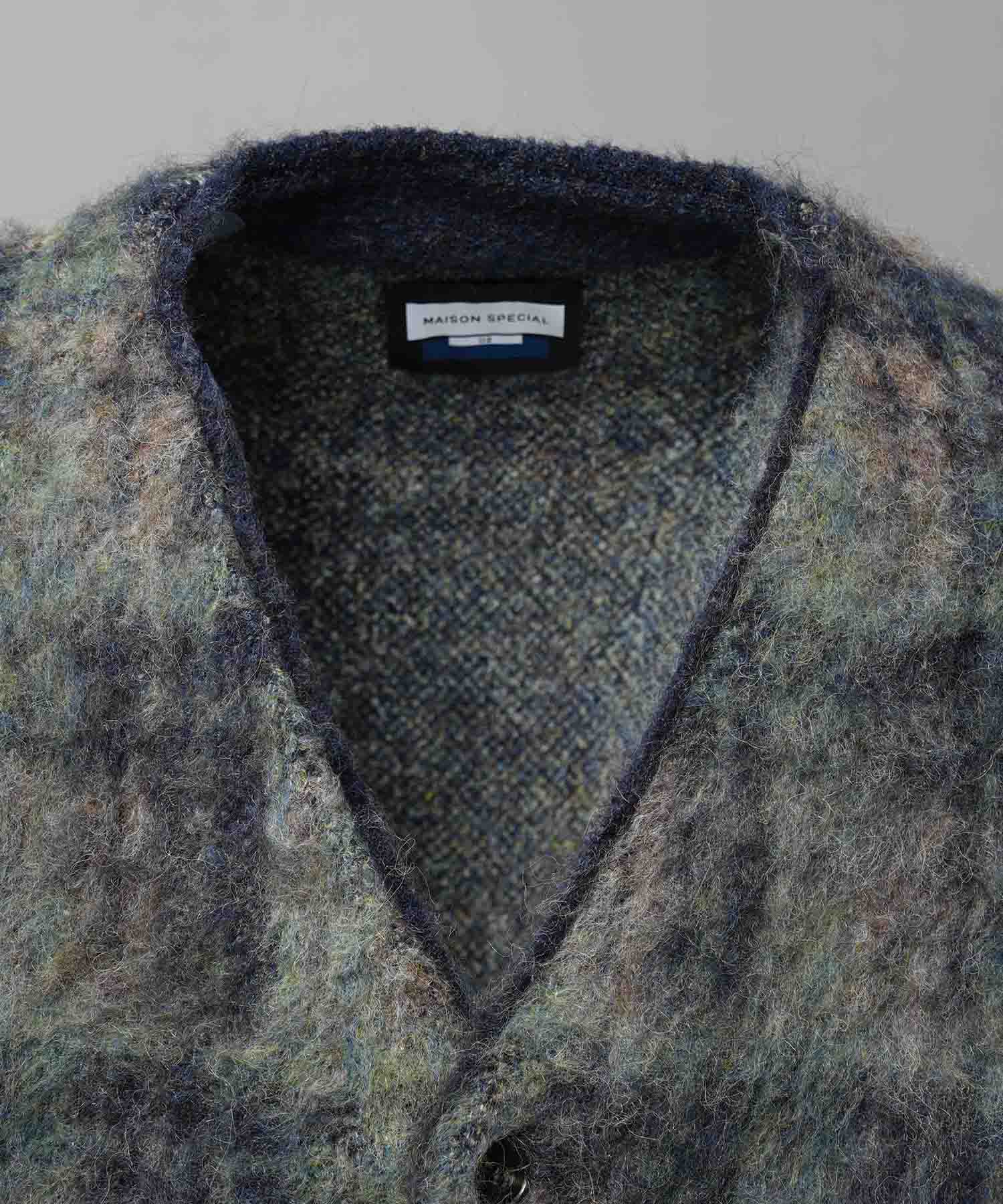 Gradation Short Length Prime-Over V-Neck Knit Pullover