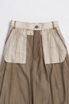 [25WINTER PRE-ORDER] Tulle Layered Slacks