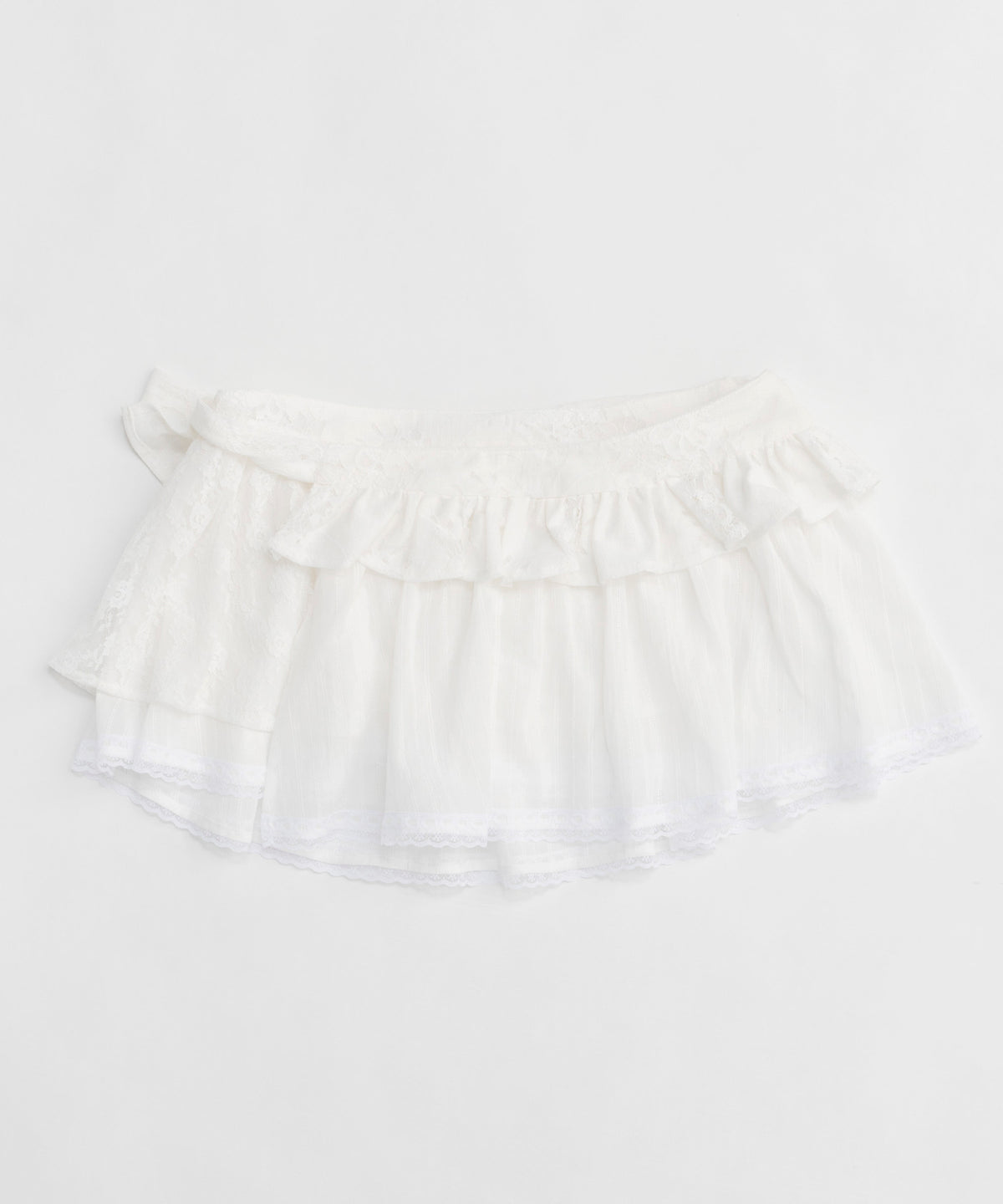 【25SPRING PRE-ORDER】Multiway Lace Ruffles Lap Belt