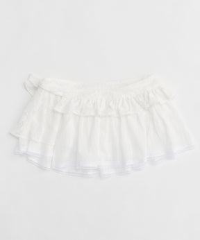 【25SPRING PRE-ORDER】Multiway Lace Ruffles Lap Belt