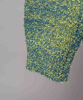 混合彩色纱线纱线船长针织套头衫