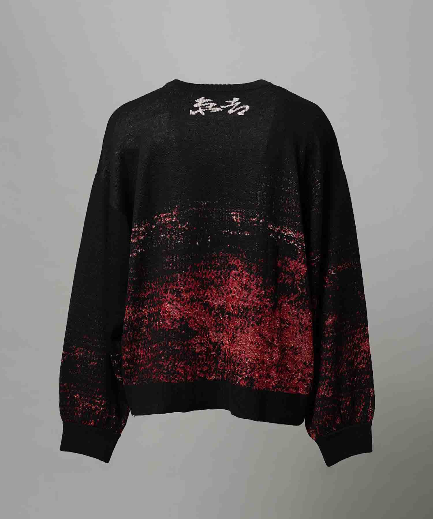 NUMBER NINE スカル & GOTHAM CITY クッションセット CITY SERIES】「KIYOMIZU」Prime-Over Crew Neck Knit Pullover