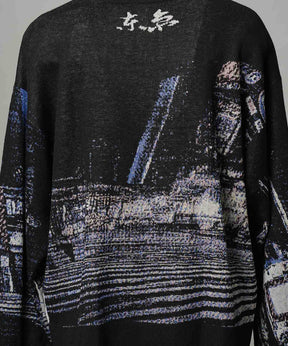 [City Series] "Scramble"Prime-Over Crew Neck Knit Pullover