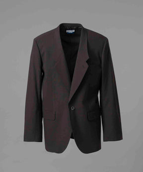 [24AW Pre-Order] CHAMBRAY WOOL Prime-Over Three-dimensional Cutting Tailored Jacket (Copy)