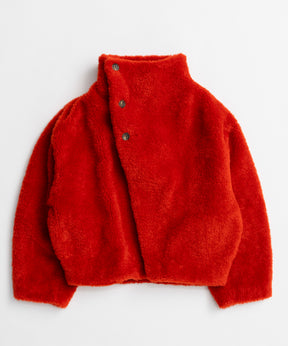 【26WINTER COLLECTION】Stand Collar Boa Coat