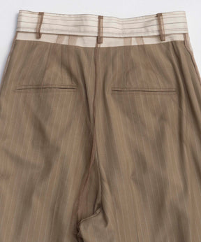 [25WINTER PRE-ORDER] Tulle Layered Slacks