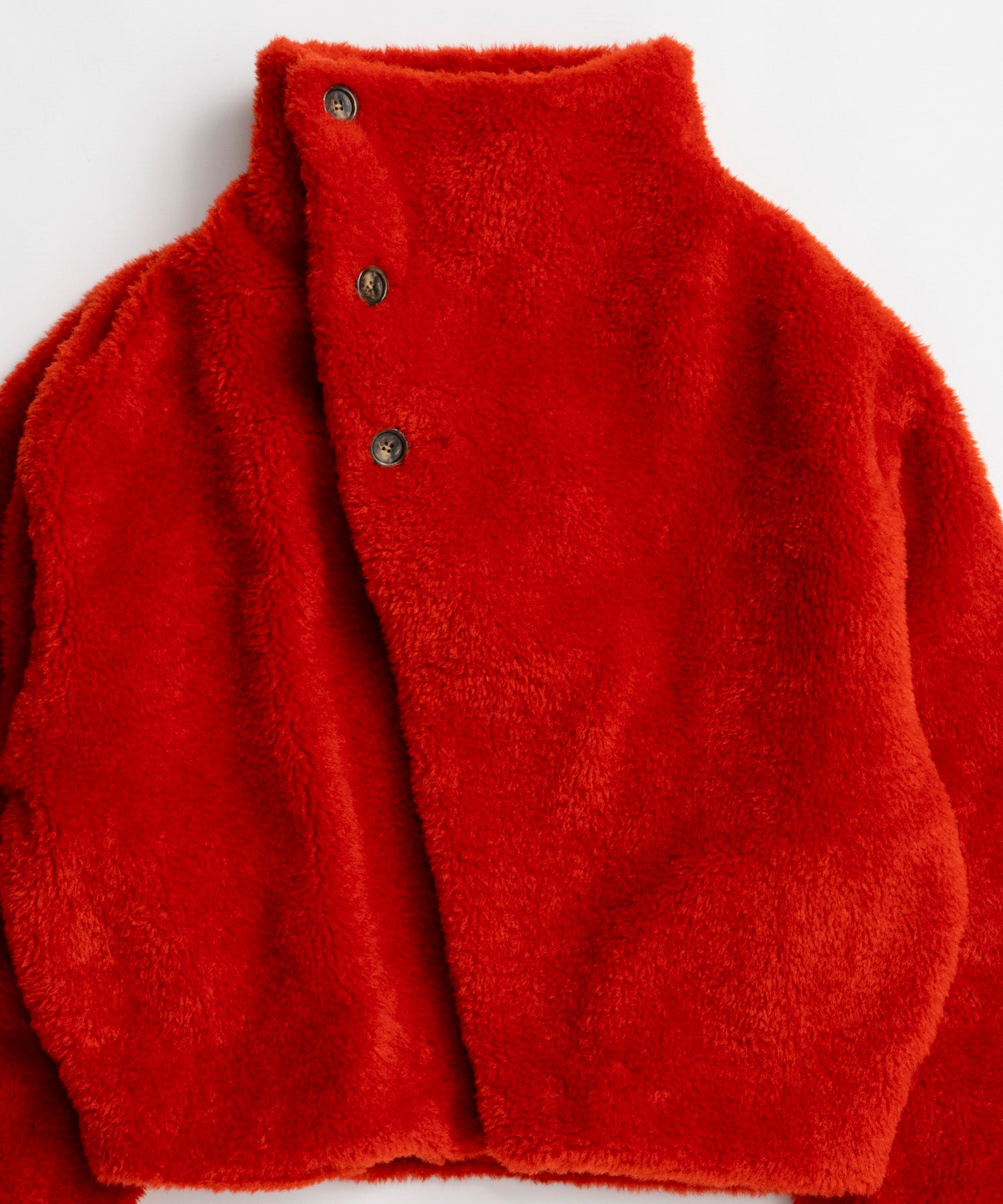 【26WINTER COLLECTION】Stand Collar Boa Coat
